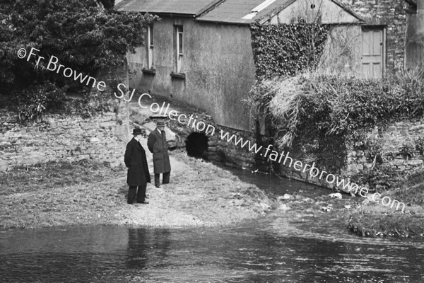 BARONY STREAM ( NEAR WATERGATE ) FROM TOWN BRIDGE ( REV. J SCAMMELL P.P. & MR WALSH )